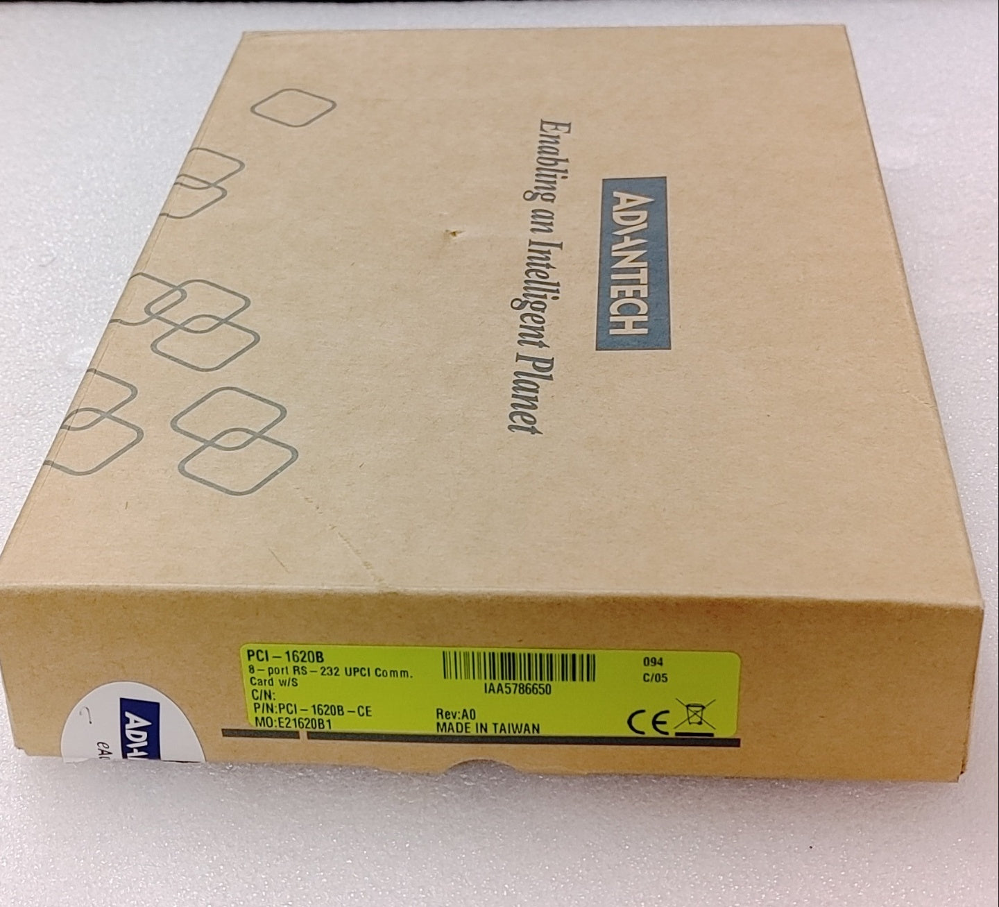 New Advantech PCI-1620B-CE , 8-port RS-232 PCI Card