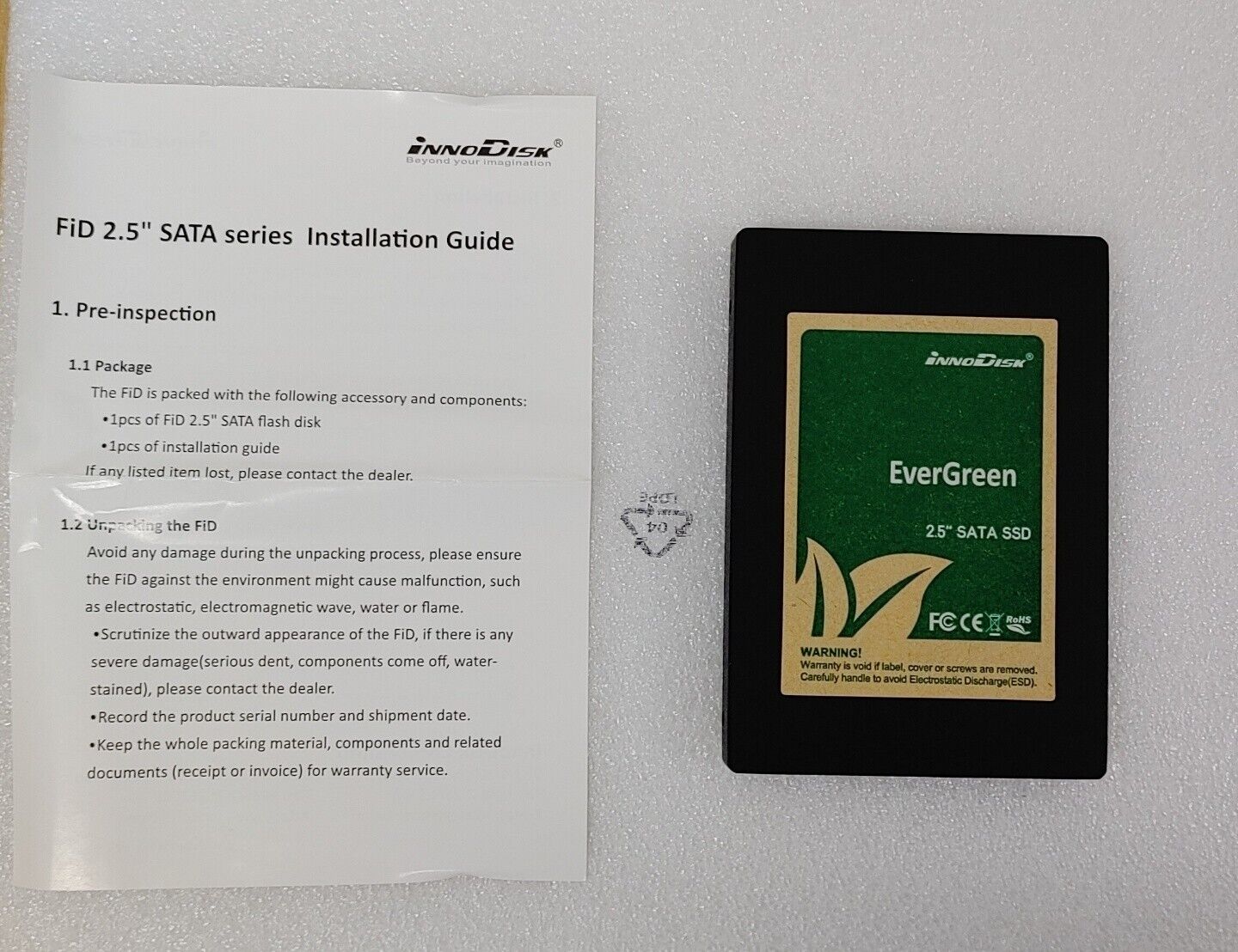InnoDisk EverGreen 2.5inch SATA MLC SSD 16GB