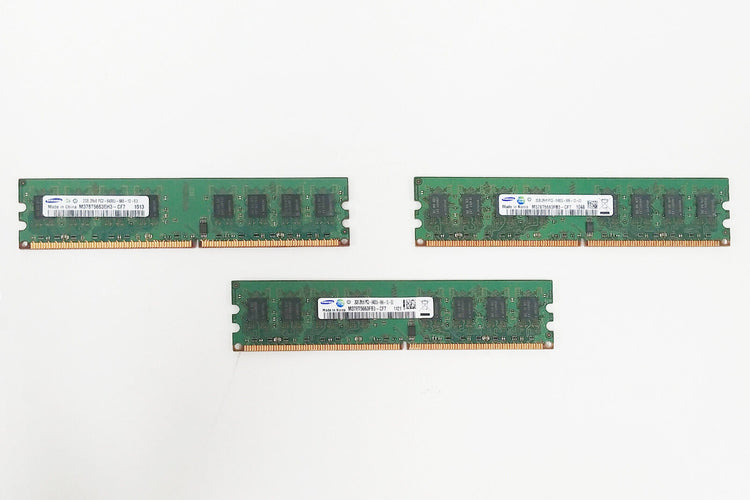 Lot of SAMSUNG 2GB 2Rx8 PC2-6400U-666-12-E3 Memory DDR2 DIMM RAM