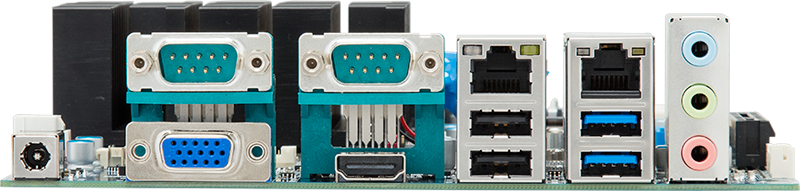 IO Shield Bracket for GIGAIPC mITX-4125A 2AIO-MEHLJA-10R