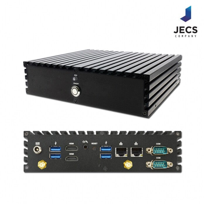 Fanless PC JECS-JBC390-3455 / Intel J3455 CPU / 8G RAM & 128G SSD