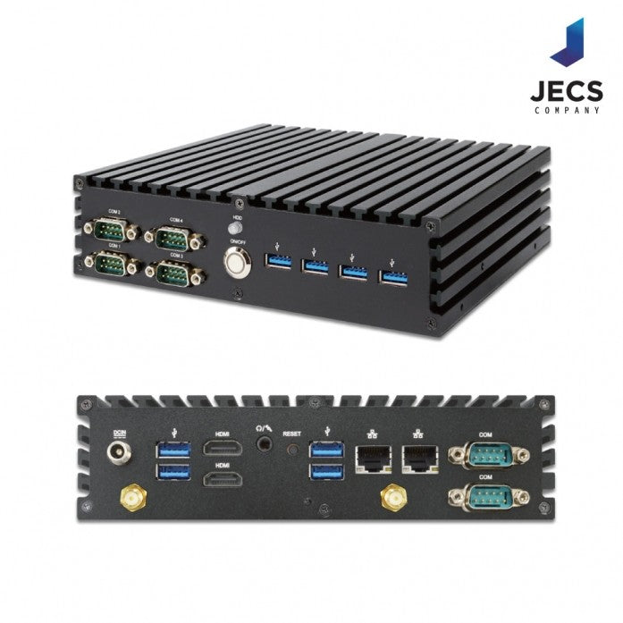 Fanless PC JECS-JBC390-3455CU / Intel J3455 CPU / 8G RAM & 128G SSD