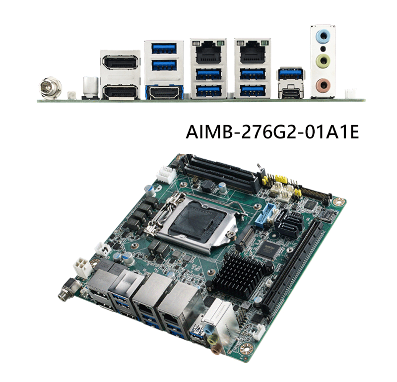New Advantech AIMB-276G2-01A1E Q370 mITX Mainboard Bulk Pack
