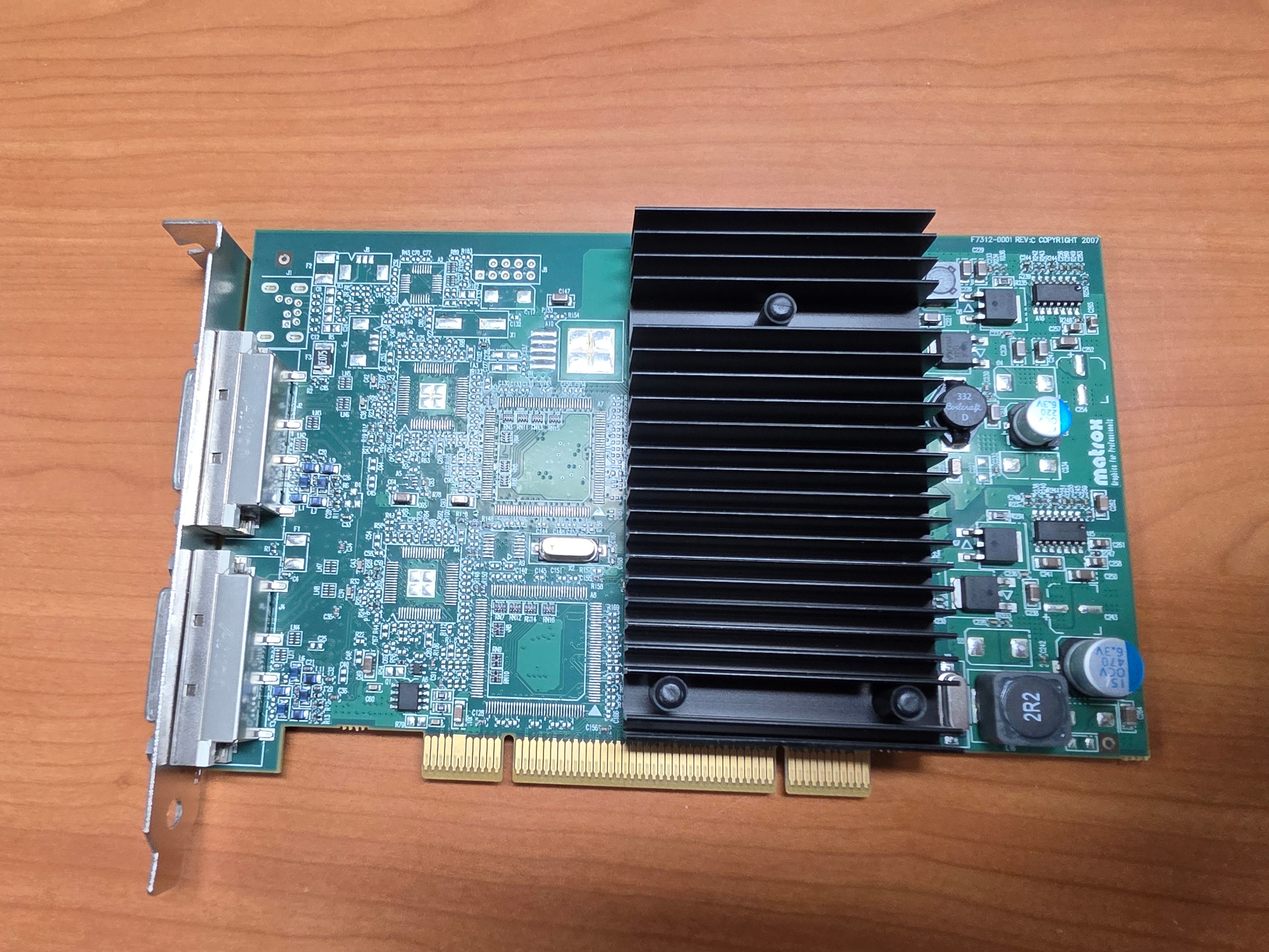 Lot of 2 Matrox P690 PCI (P69-MDDP128F) Video Card / Shipping by EMS
